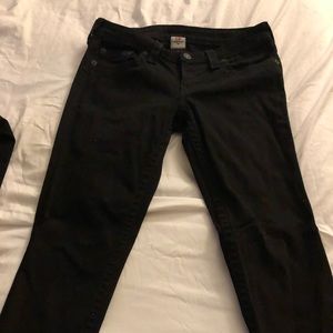 True Religion Black Skinny Jeans